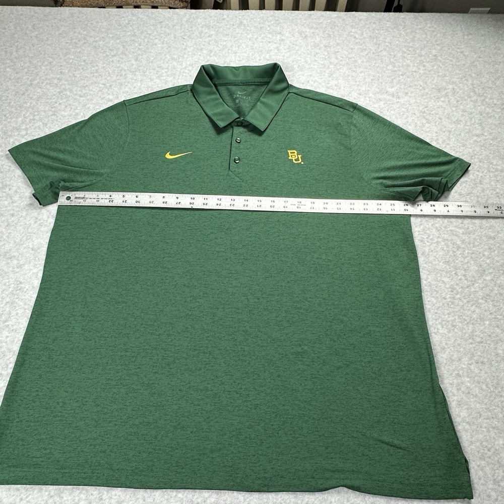 Baylor University Bears Polo Shirt Nike Dri-Fit (Mens XXL) - Picture 6 of 9